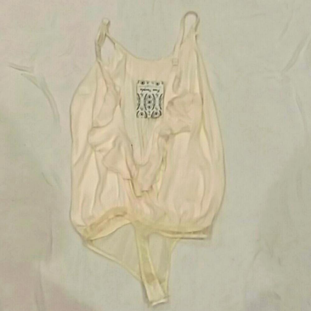 Int Free People Bodysuit 'Not Tired' XS nwt